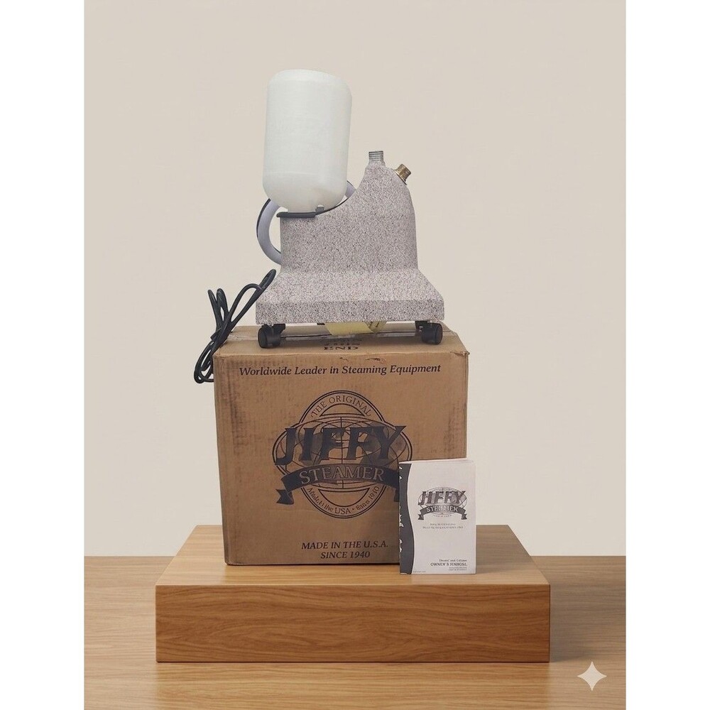 Jiffy J-2 Professional Garment Steamer Heavy Duty Open Box Complete USA Made